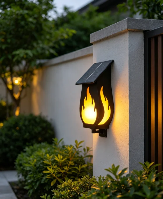 Solar Garden Light - Lampu dinding tenaga surya untuk penggunaan
