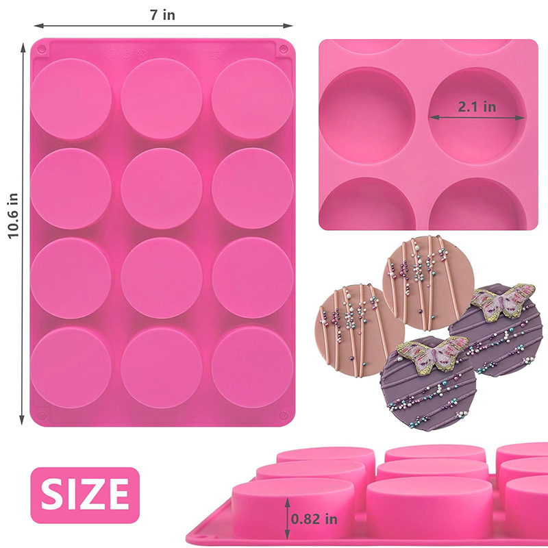 Cetakan Silikon Bulat 12 Luban - Eco Soap ulasan dan harga