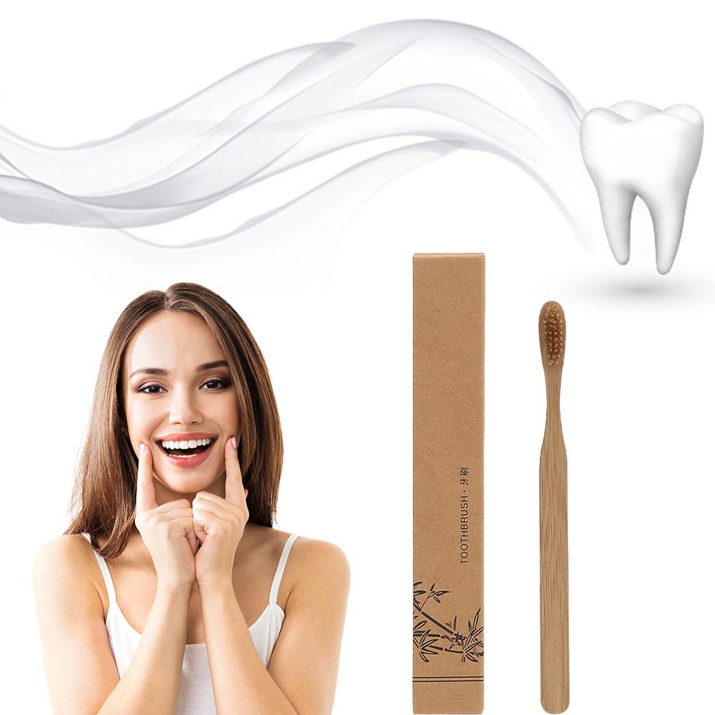 1/5/10Pcs Sikat Gigi Dewasa Bu - Bamboo Toothbrush ulasan dan harga