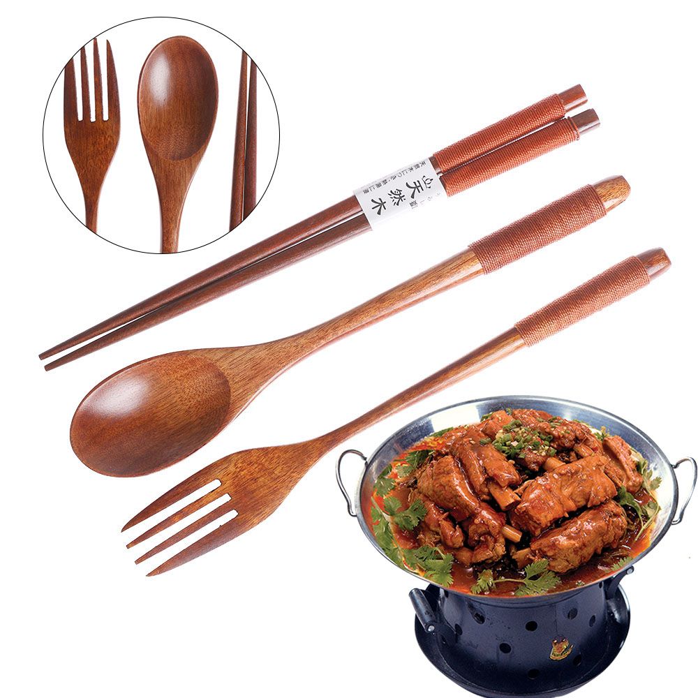 Set alat makan gaya Jepang, se - Bamboo Cutlery ulasan dan harga