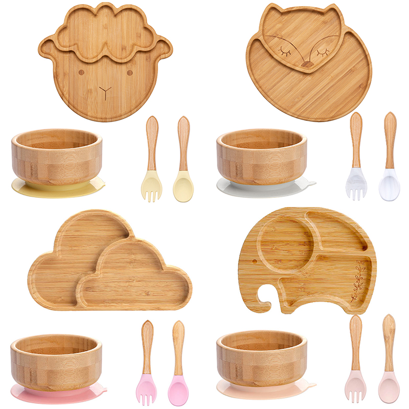 4 Buah Peralatan Makan Anak-an - Bamboo Cutlery ulasan dan harga