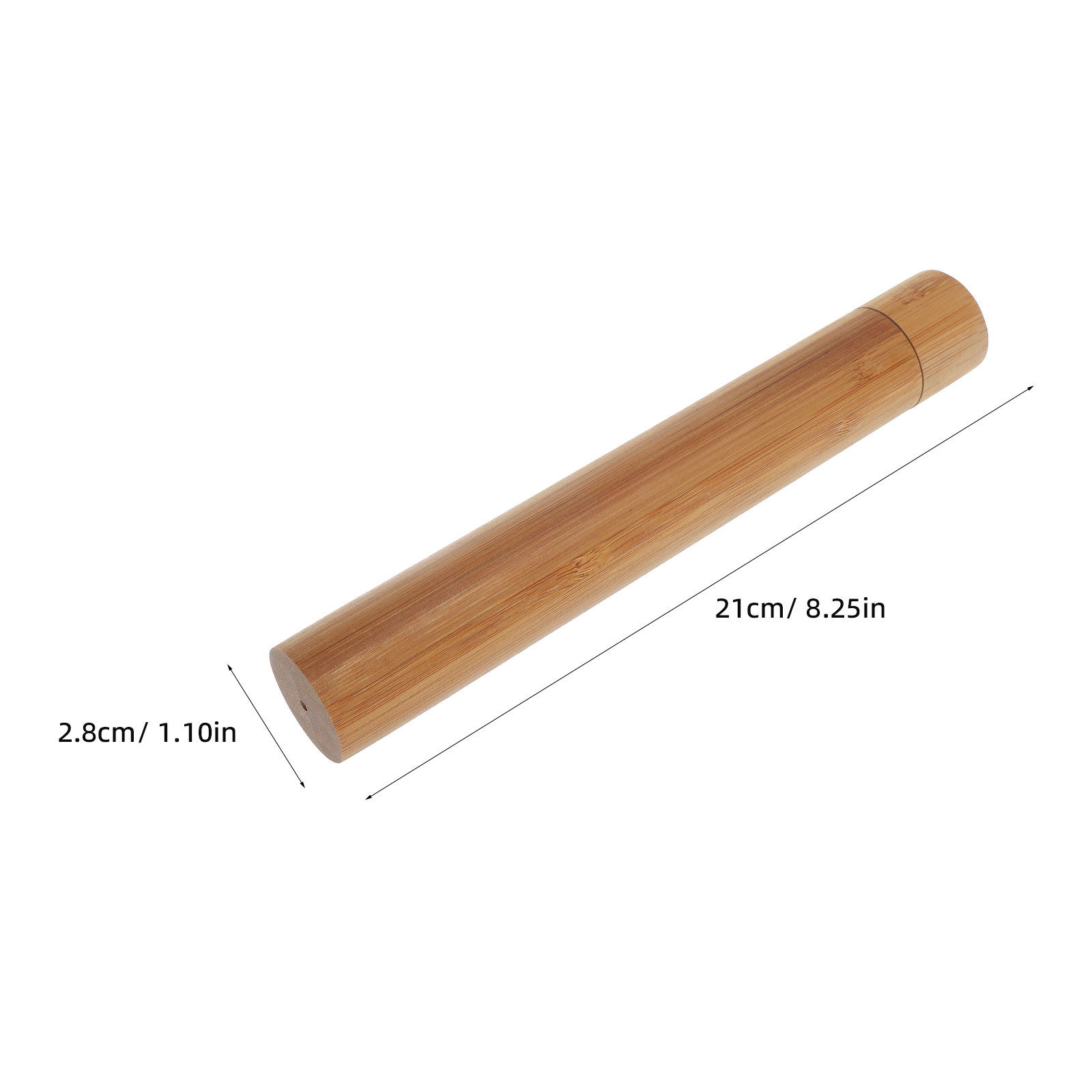 4 Buah Wadah Sikat Gigi Portab - Bamboo Toothbrush ulasan dan harga